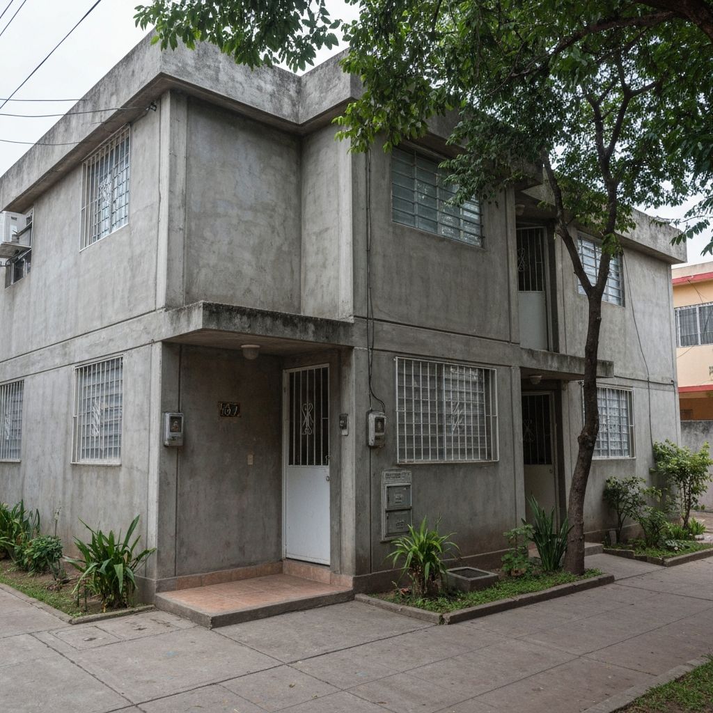 Construcción de kitnets en progreso