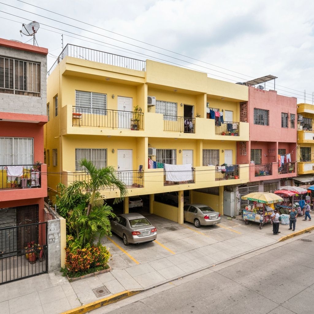 Edificio con múltiples kitnets para renta